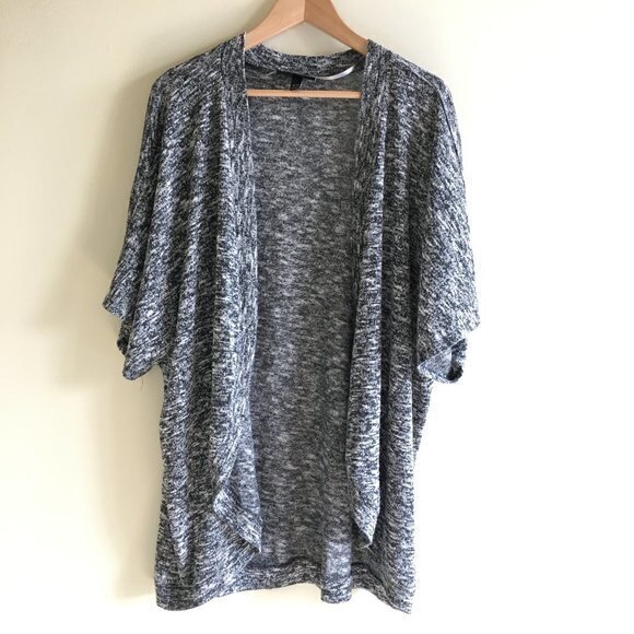 LANE BRYANT HEATHER OPEN‎ FRONT CARDIGAN KNIT TOP Dolman SLEEVE Size 18 20 - Picture 1 of 5